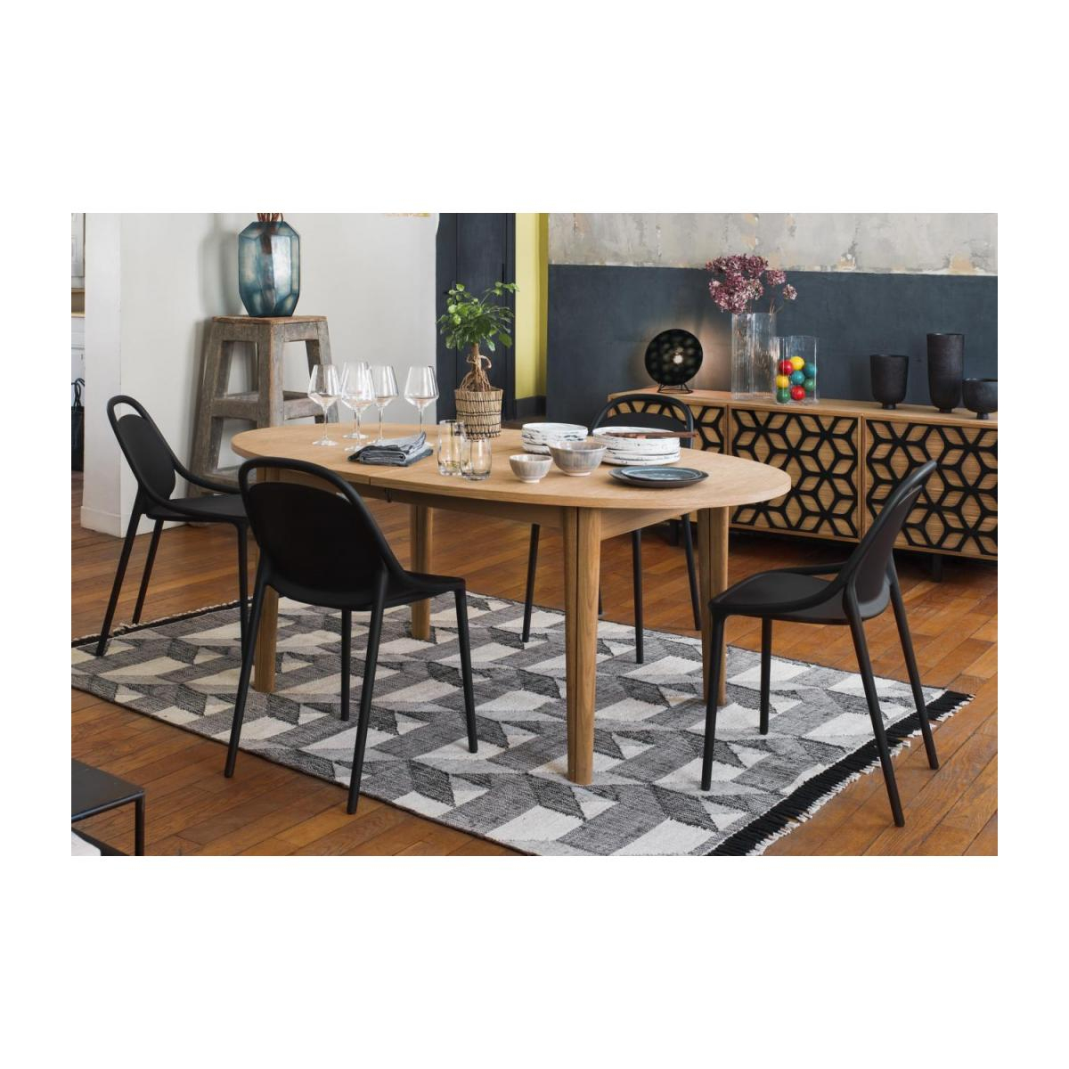 Esstisch Mit Verlängerungen Aus Eiche pour Table Salle A Manger Habitat