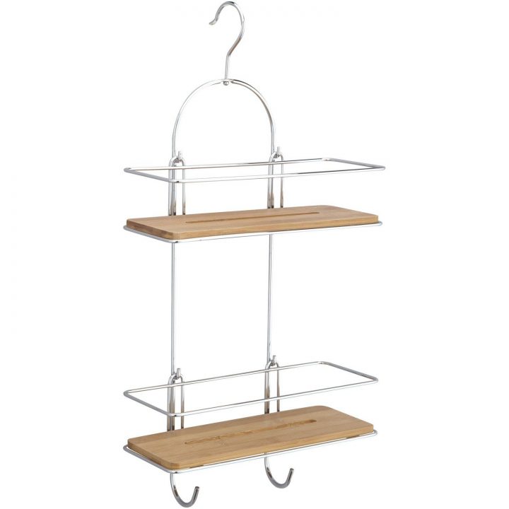 Etagère De Bain / Douche À Suspendre, Chromé No Name dedans Étagère De Douche À Suspendre