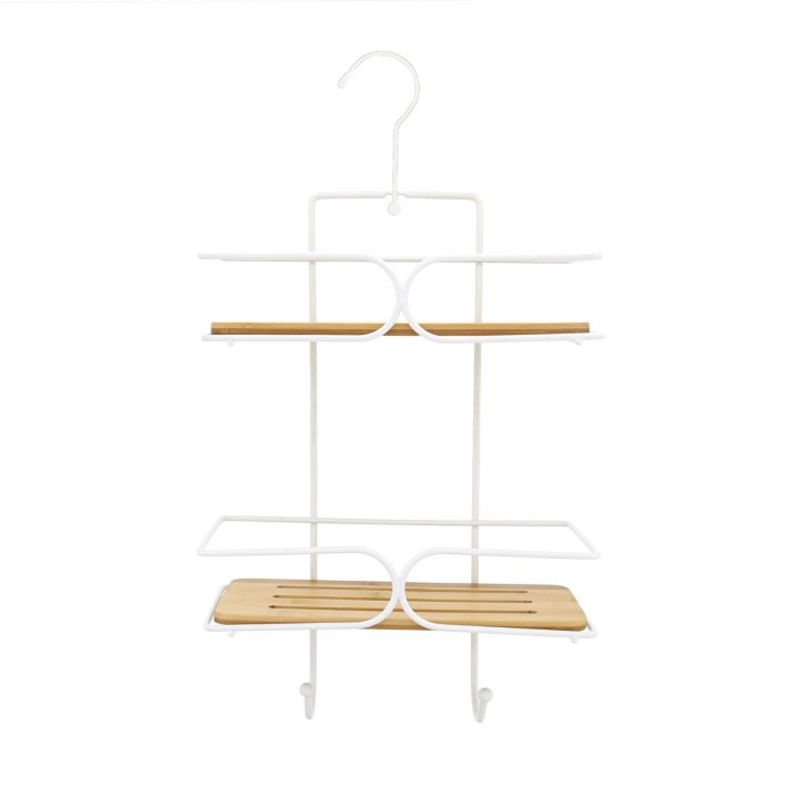 Étagère De Douche En Bois À Suspendre | Accessoire Bouchara intérieur Étagère De Douche À Suspendre