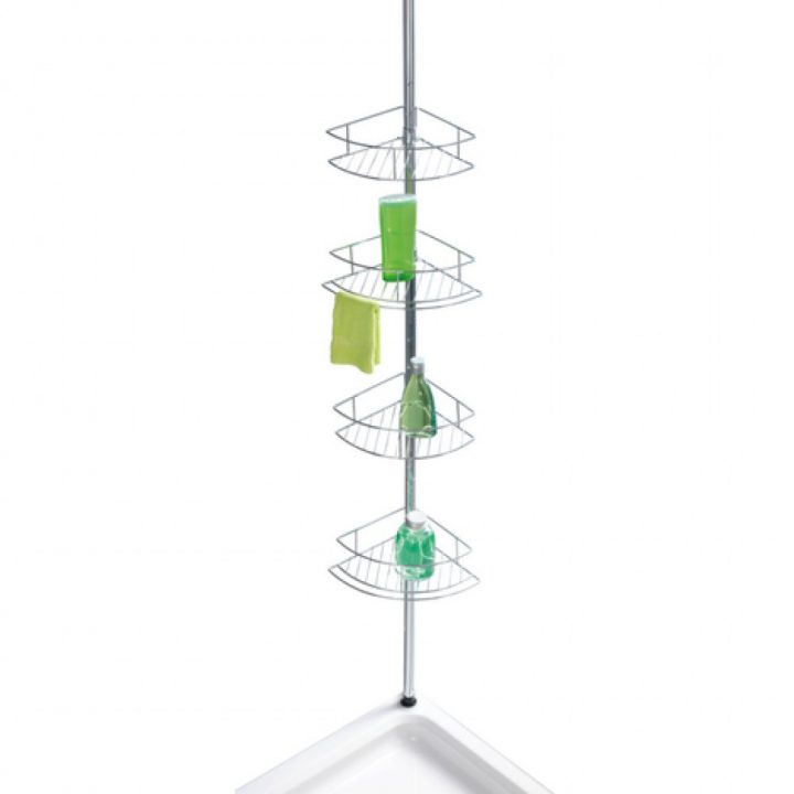 Étagère De Douche Télescopique Pour Angle – Dolcedo – 4 Paniers Wenko Sur  Bricozor encequiconcerne Etagere Douche Telescopique