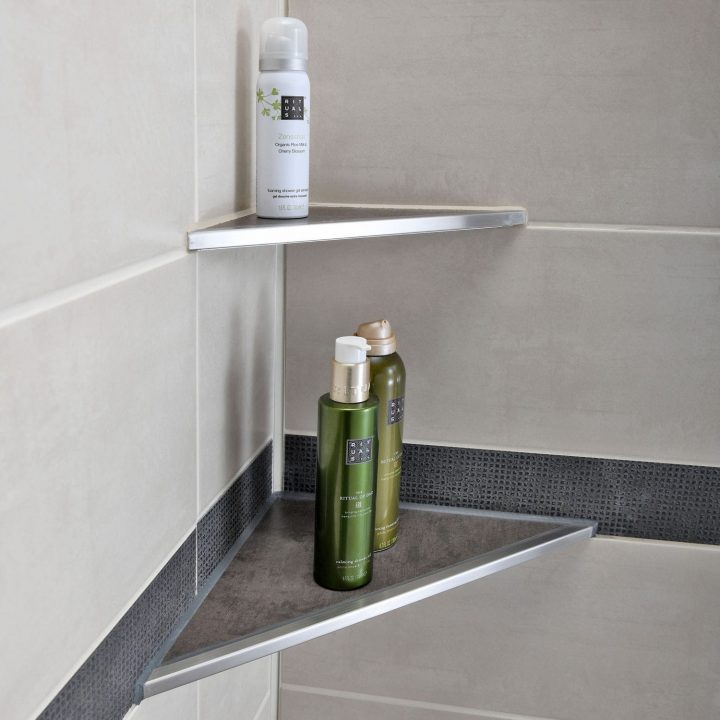 Étagère Murale – Proshelf With Prodecor Q Series – Proline encequiconcerne Etagere D Angle Douche