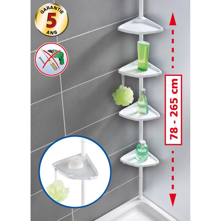 Etagère Pour Salle De Bain Télescopique avec Etagere Telescopique Salle De Bain