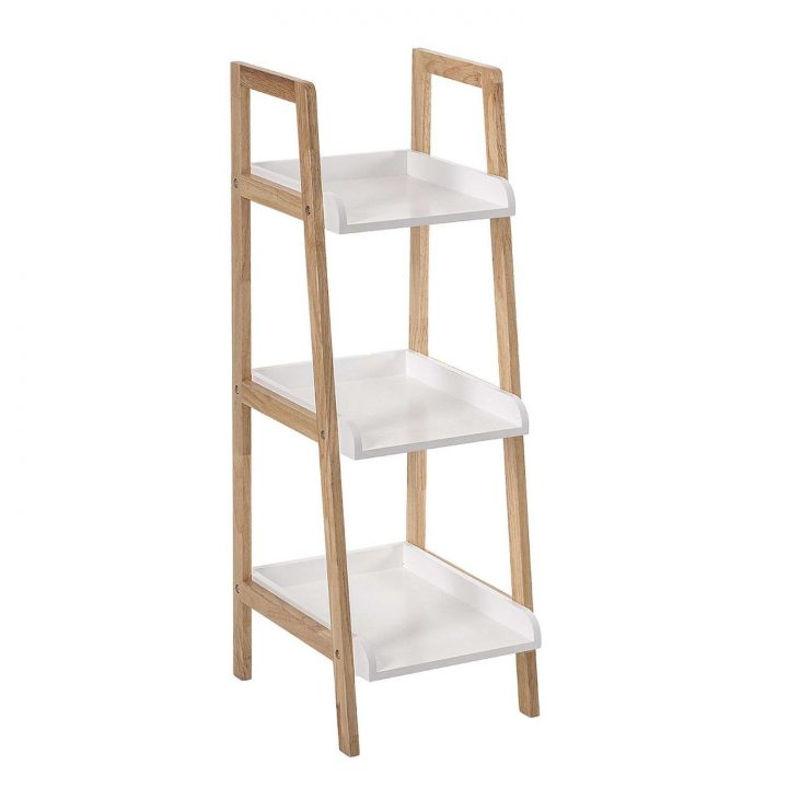 Etagère Salle De Bain Biseauté – 3 Niveaux – Blanc à Etagere Salle De Bain But