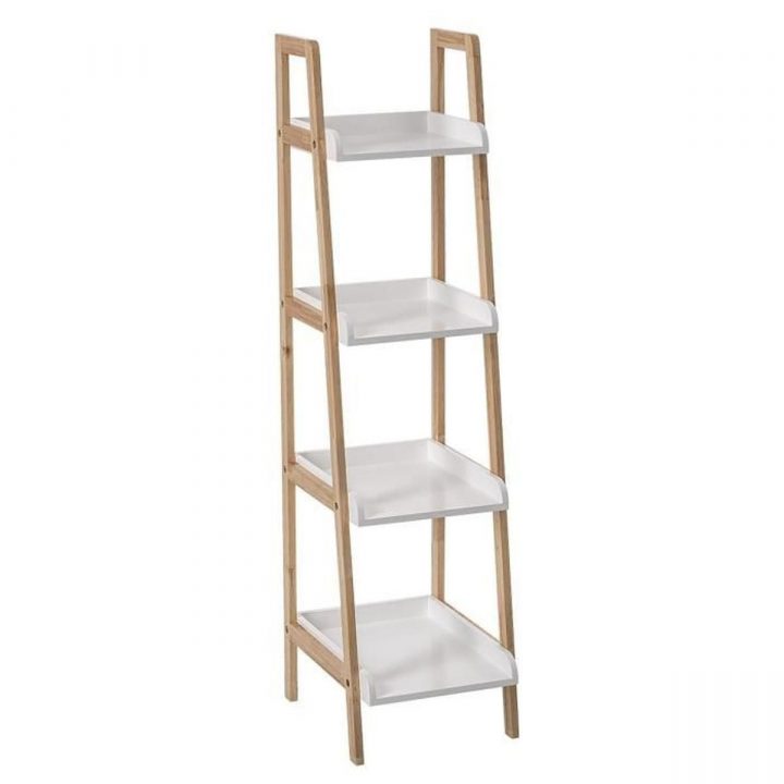 Etagère Salle De Bain Biseauté – 4 Niveaux – Blanc – Achat avec Étagère Salle De Bain Bois Etagère Salle De Bain Biseauté – 4 Niveaux – Blanc – Achat avec Étagère Salle De Bain Bois