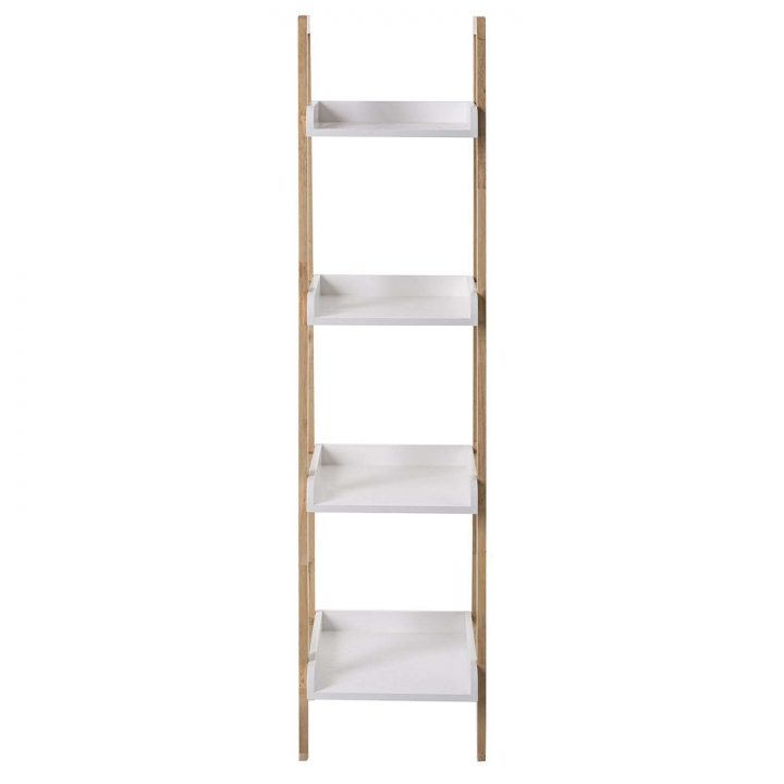 Etagère Salle De Bain Biseauté – 4 Niveaux – Blanc avec Etagere Salle De Bain But