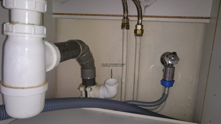 Evacuation D'Eau Pour Lave Linge concernant Comment Raccorder Un Lave Vaisselle A Un Evier