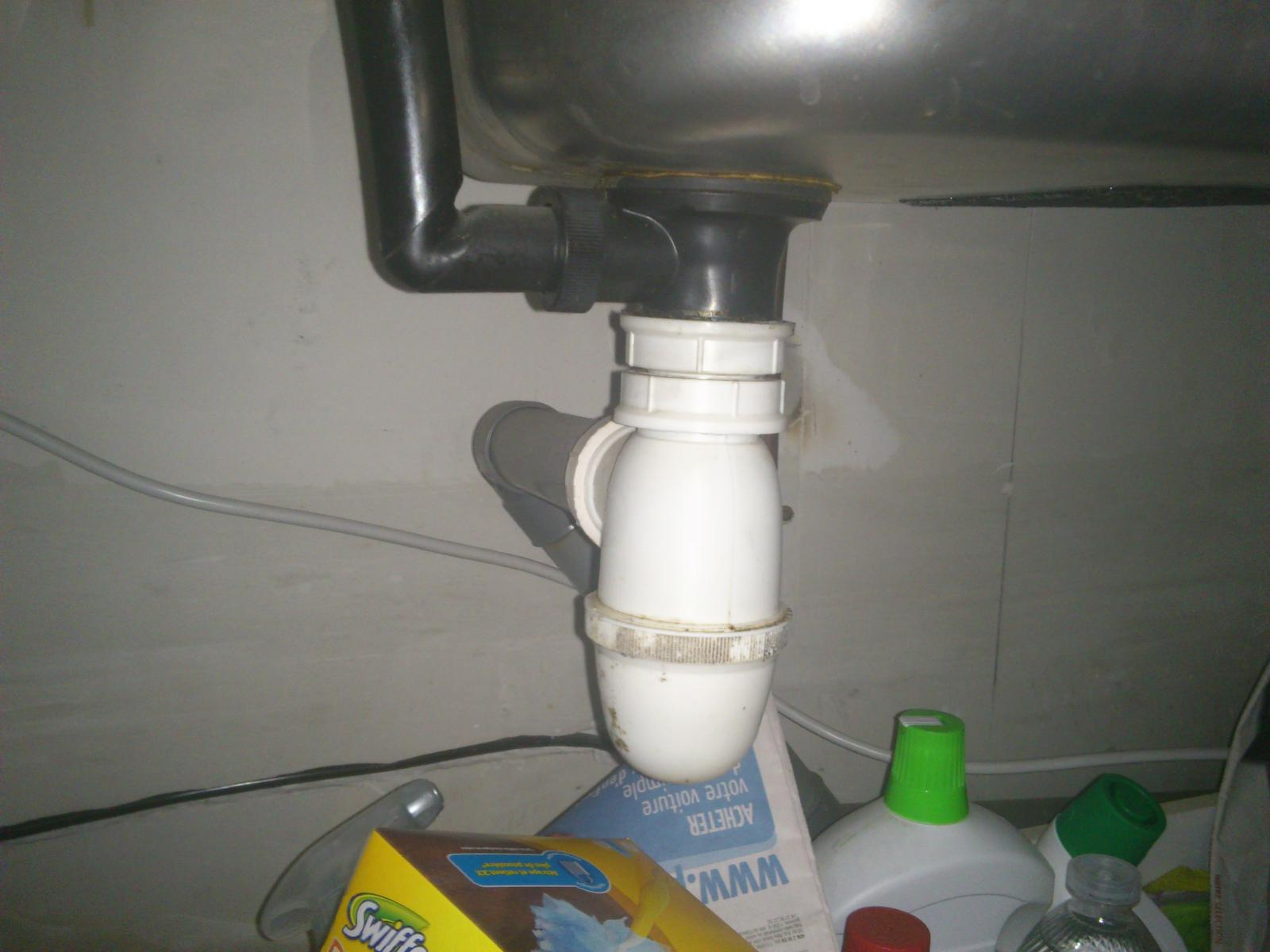 Évacuation Lave-Vaisselle &gt; Installation Siphon Évier pour Brancher Lave Vaisselle Sur Robinet Evier