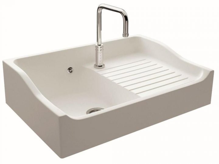 Evier Cuisine Ceramique A Poser. Evier Poser En C Ramique serapportantà Evier Castorama