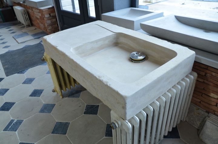 Evier En Pierre Naturelle – 100 Cm X 60 Cm | Bca Matériaux encequiconcerne Evier De Jardin