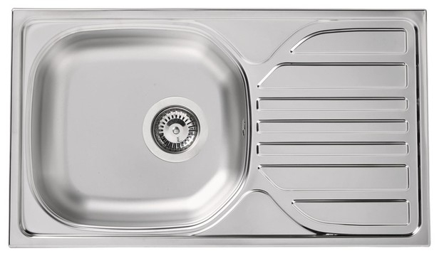 Évier Inox "Turing" – 1 Cuve – Brico Dépôt à Evier Brico Depot