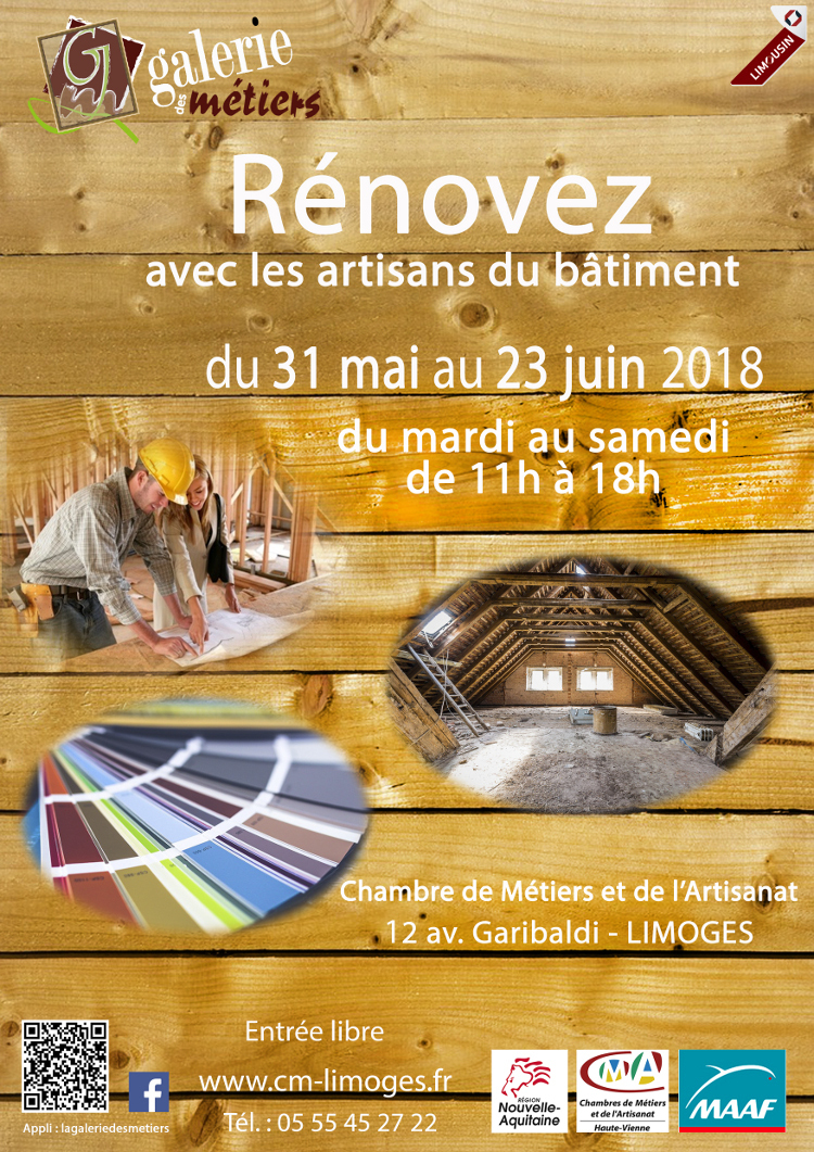 Exposition À La Chambre Des Métiers De Limoges - Web87 destiné Chambre Des Metiers Limoges
