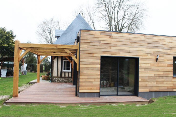 Extension Ossature Bois – Alliance Bois Construction pour Ossature Terrasse Bois Surélevée Extension Ossature Bois – Alliance Bois Construction pour Ossature Terrasse Bois Surélevée