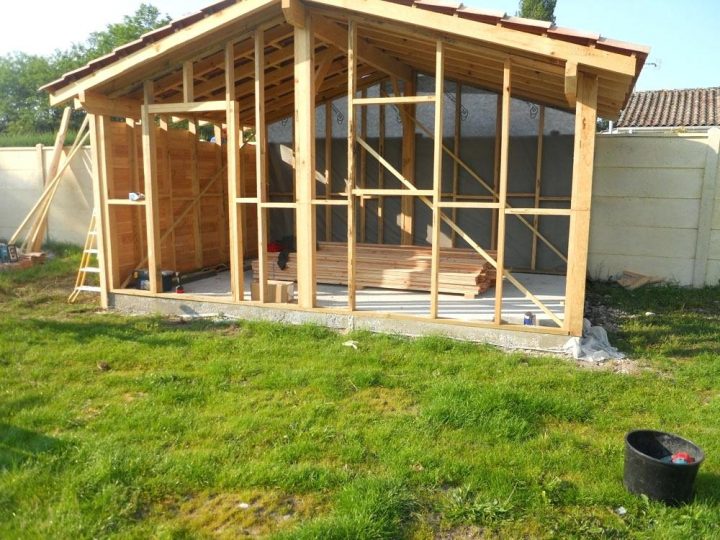 Fabriquer Abri Bois serapportantà Plan Abri De Jardin En Bois Gratuit