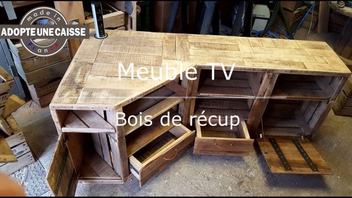 Fabriquer Meuble Tv Angle Récup Maker Diy encequiconcerne Fabriquer Un Meuble Tv En Bois