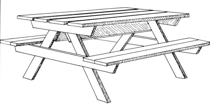 Fabriquer Table De Jardin Plan Pour Fabriquer Une Table De serapportantà Fabriquer Une Table De Jardin En Bois
