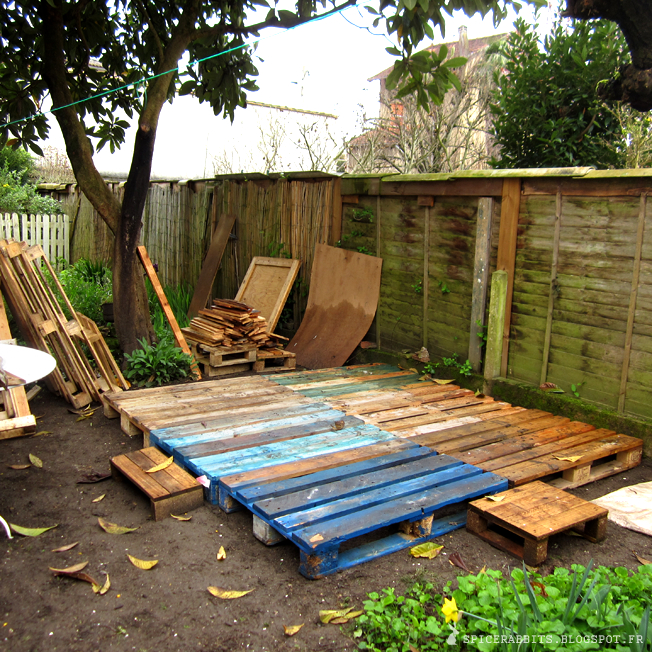 Fabriquer Terrasse En Palette | Terrasse Palette, Faire encequiconcerne Fabriquer Banquette Terrasse