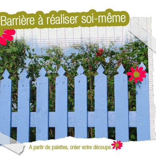 Fabriquer Un Barrière De Jardin | Barrière Jardin, Jardins tout Petite Barriere Jardin