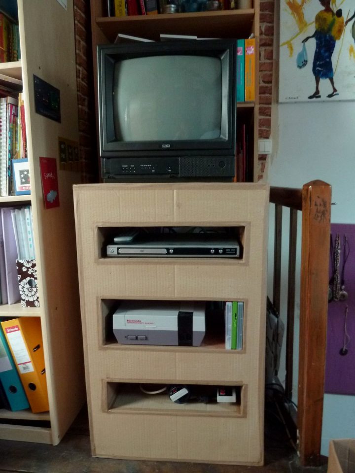 Fabriquer Un Meuble Tv Fantastique Notre 1Er Meuble En intérieur Fabriquer Un Meuble Tv En Bois
