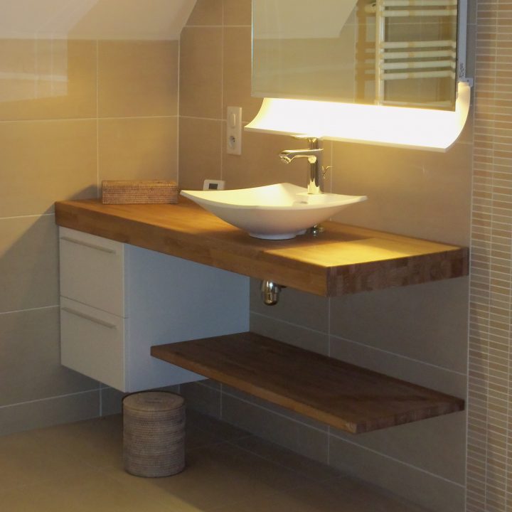 Fabriquer Un Plan De Travail Pour Salle De Bain | Bright intérieur Plan De Travail Salle De Bain Castorama