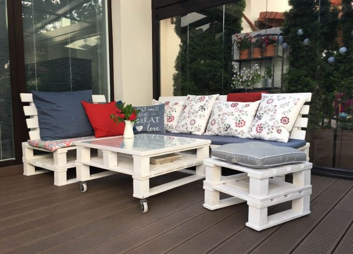 Fabriquer Un Salon De Jardin En Palette : 30 Photos Et Idées tout Fabriquer Meubles Jardin Avec Des Palettes