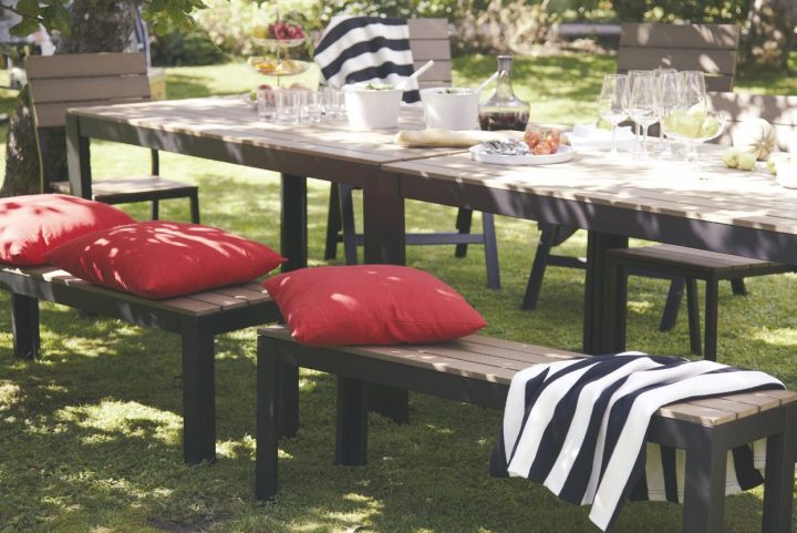 Falster, Meubles D'Extérieur En Aluminium – Ikeaddict Pour encequiconcerne Mobilier De Jardin Ikea