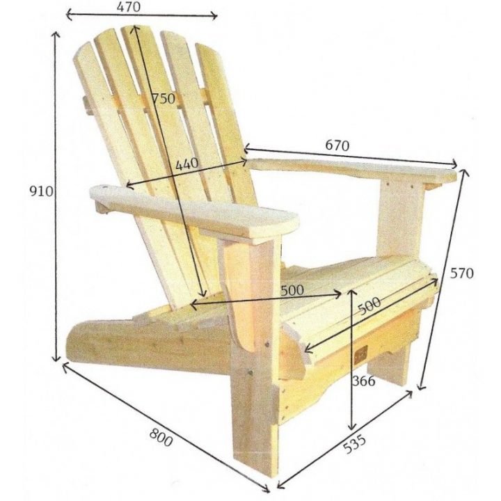 Fauteuil Adirondack Fixe | Fauteuil Adirondack, Fauteuil à Plan Meuble Palette Pdf