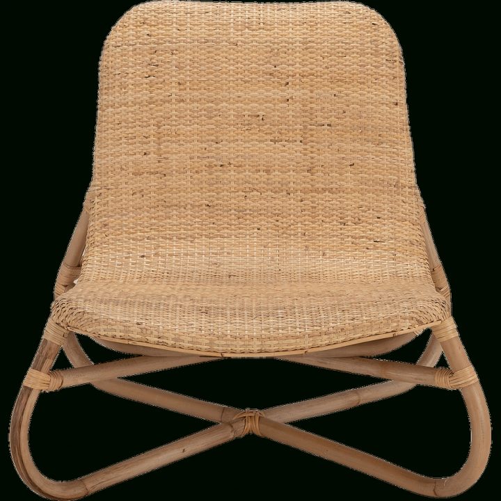 Fauteuil Bas De Jardin En Rotin Naturel – Gera – Le destiné Alinea Fauteuil Jardin