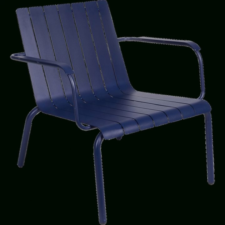 Fauteuil De Jardin Aluminium Bleu Indigo – Alinéa dedans Alinea Fauteuil Jardin