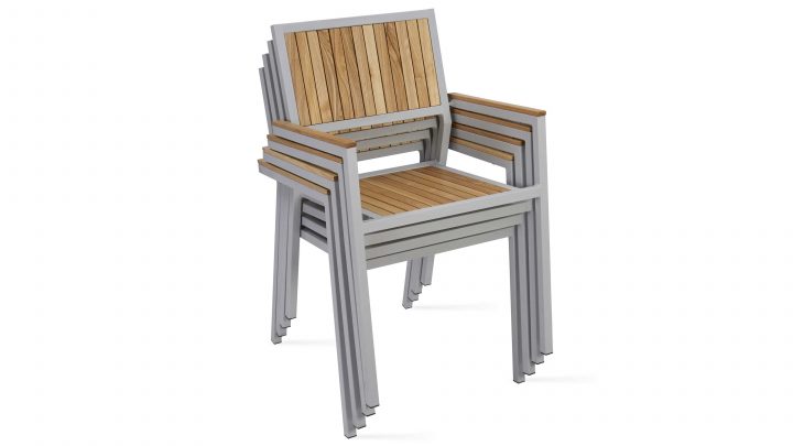 Fauteuil De Jardin Empilable Blanc – Veranda-Styledevie.fr à Fauteuil De Jardin Grosfillex Blanc