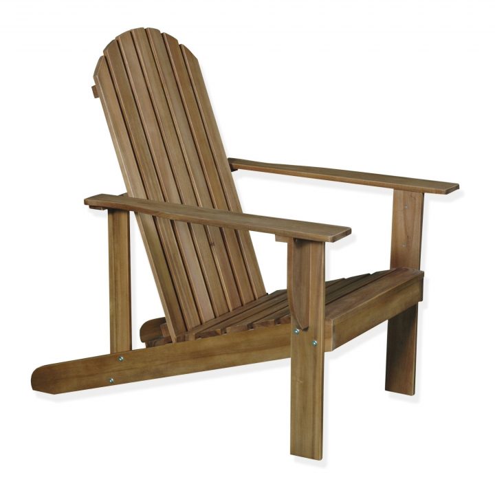 Fauteuil De Jardin En Acacia Huilé Naturel – Bergonce destiné Alinea Fauteuil Jardin