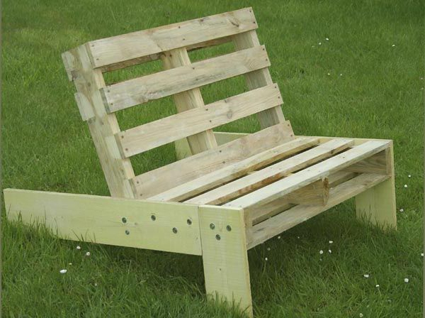 Fauteuil De Jardin En Palette | Maison_Palettes | Salon De à Fabriquer Banquette Balcon Fauteuil De Jardin En Palette | Maison_Palettes | Salon De à Fabriquer Banquette Balcon