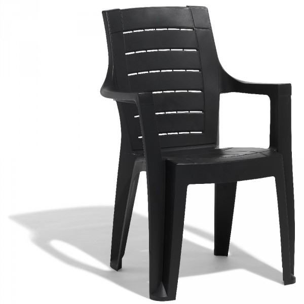 Fauteuil De Jardin Gris Anthracite Empilable – Table dedans Chaise De Jardin Hesperide Fauteuil De Jardin Gris Anthracite Empilable – Table dedans Chaise De Jardin Hesperide