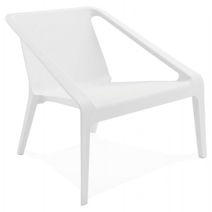 Fauteuil De Jardin Relax Design Suny (Blanc) dedans Fauteuil De Jardin Grosfillex Blanc