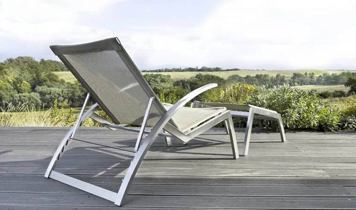 Fauteuil De Jardin Relax Haut De Gamme Avec Repose-Pieds pour Siege De Jardin