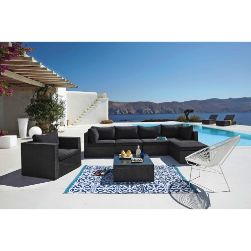 Fauteuil De Jardin Rond Blanc Copacabana | Maisons Du Monde encequiconcerne Fauteuil De Jardin Rond