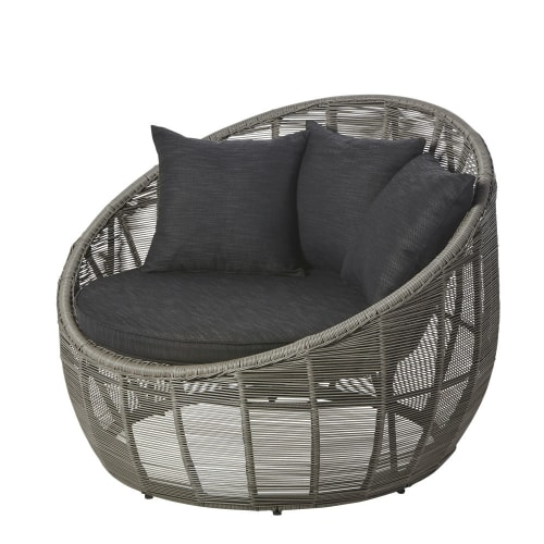 Fauteuil De Jardin Rond En Résine Tressée Grise Tamarin concernant Fauteuil De Jardin Rond Fauteuil De Jardin Rond En Résine Tressée Grise Tamarin concernant Fauteuil De Jardin Rond