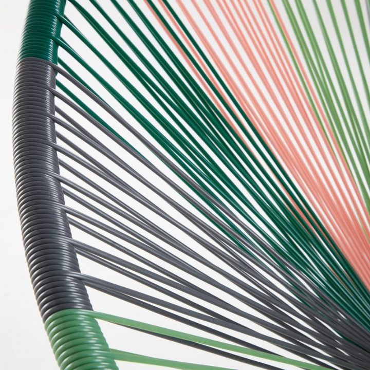 Fauteuil De Jardin Rond Multicolore Copacabana | Maisons encequiconcerne Fauteuil De Jardin Rond