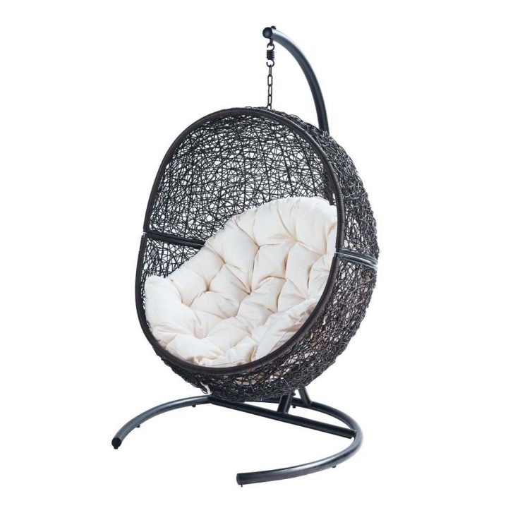 Fauteuil De Jardin Suspendu Marron Cocon | Hangende encequiconcerne Fauteuil Oeuf Jardin