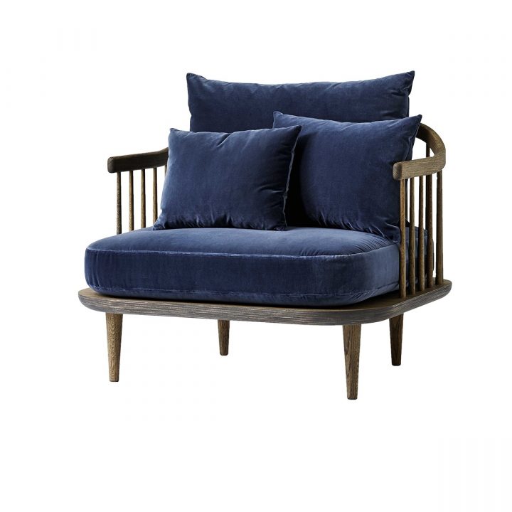 Fauteuil Fly Chêne Bleu – And Tradition intérieur Chaises Salle À Manger Fly