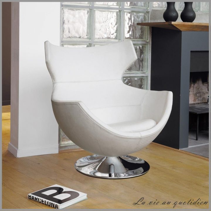 Fauteuil Rond Forme Futuriste En Cuir Ou Simili tout Fauteuil Salon Fauteuil Rond Forme Futuriste En Cuir Ou Simili tout Fauteuil Salon