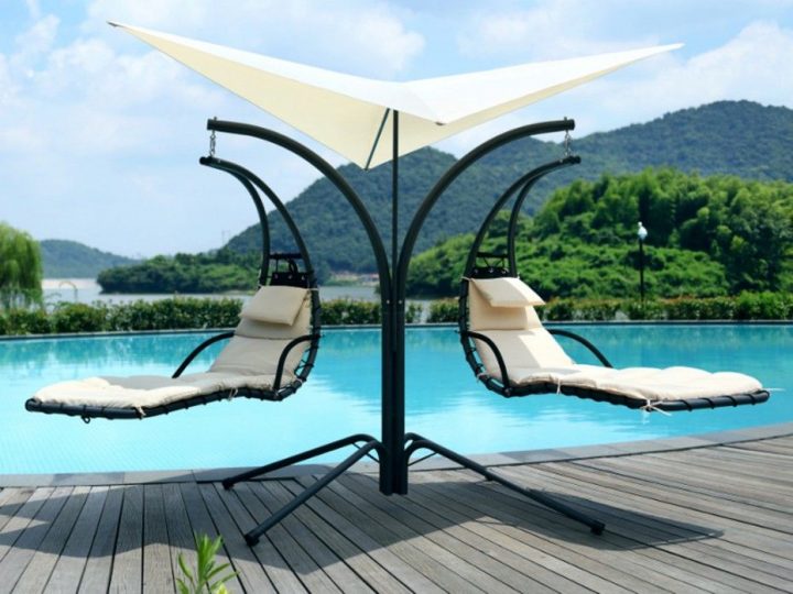 Fauteuil Suspendu Double Haora – Loveuse Vente Unique avec Loveuse Jardin