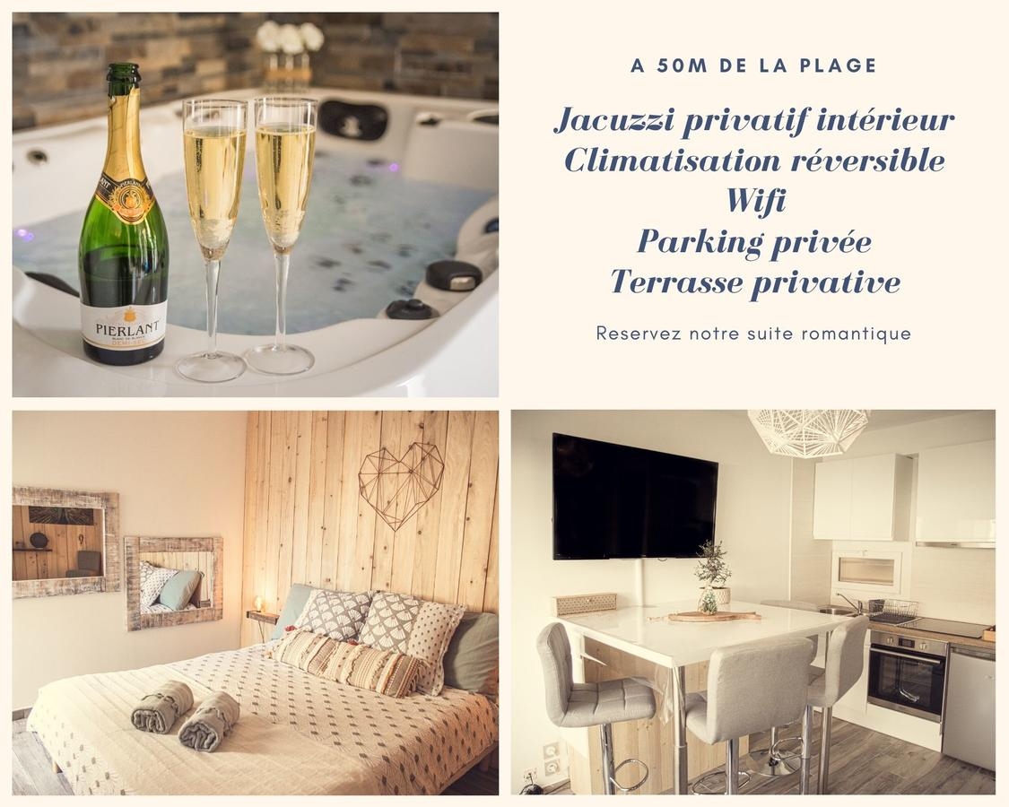 Ferienwohnung Suite Avec Jacuzzi Privatif Barcares Plage intérieur Chambre Avec Jacuzzi Privatif Languedoc Roussillon