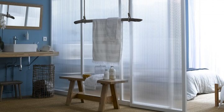 Fibre Végétale Au Sol Dans La Salle De Bains : Pour Ou encequiconcerne Jonc De Mer Salle De Bain