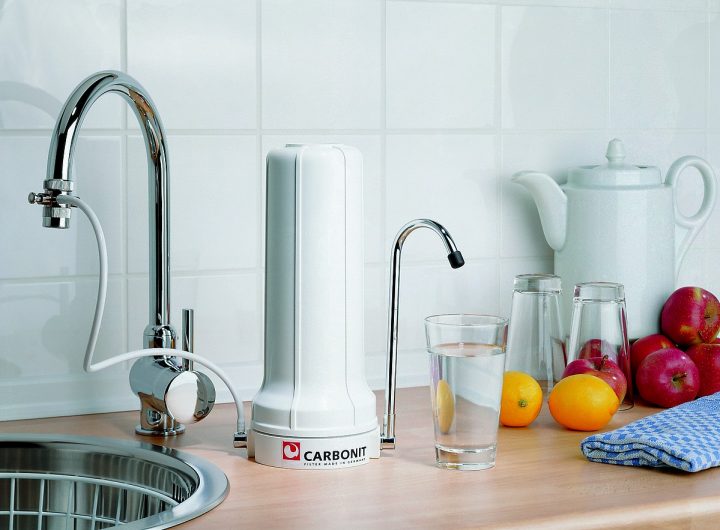 Filtre À Eau Sur Évier Carbonit Sanuno Basic (Sans Cartouche) à Filtrer L Eau Du Robinet