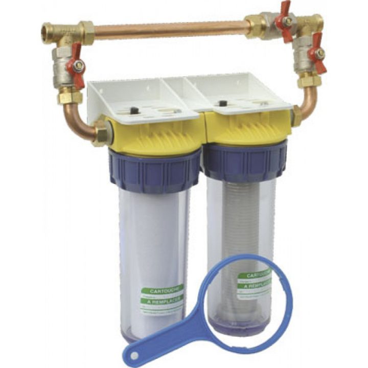 Filtre Anti-Calcaire Et Anti-Corrosion – Avec Bypass – Fd34Cbp Polar Sur  Bricozor serapportantà Filtre Anti Calcaire Robinet