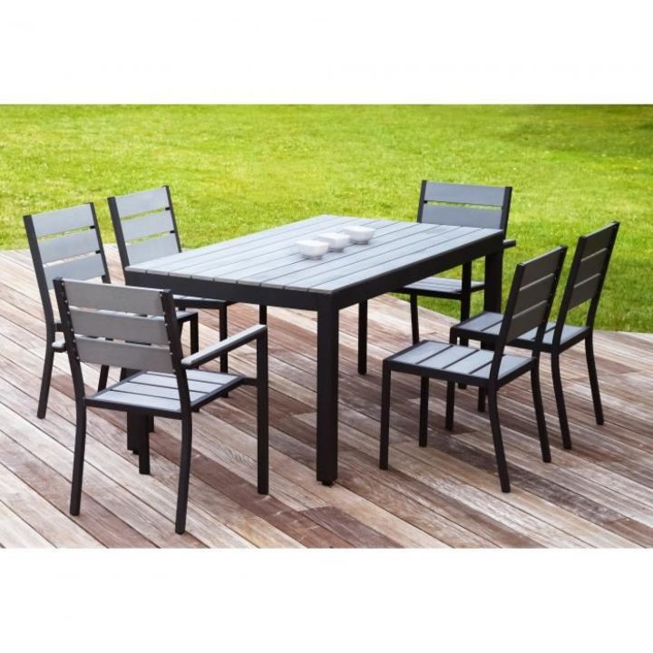 Floride Ensemble Table De Jardin 160 Cm + 2 Fauteuils + 4 intérieur Salon De Jardin Aluminium Pas Cher Floride Ensemble Table De Jardin 160 Cm + 2 Fauteuils + 4 intérieur Salon De Jardin Aluminium Pas Cher
