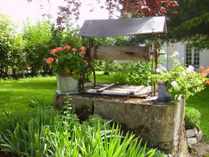 Fonds D'Écran Nature > Fonds D'Écran Parcs – Jardins avec Puit Decoratif Jardin