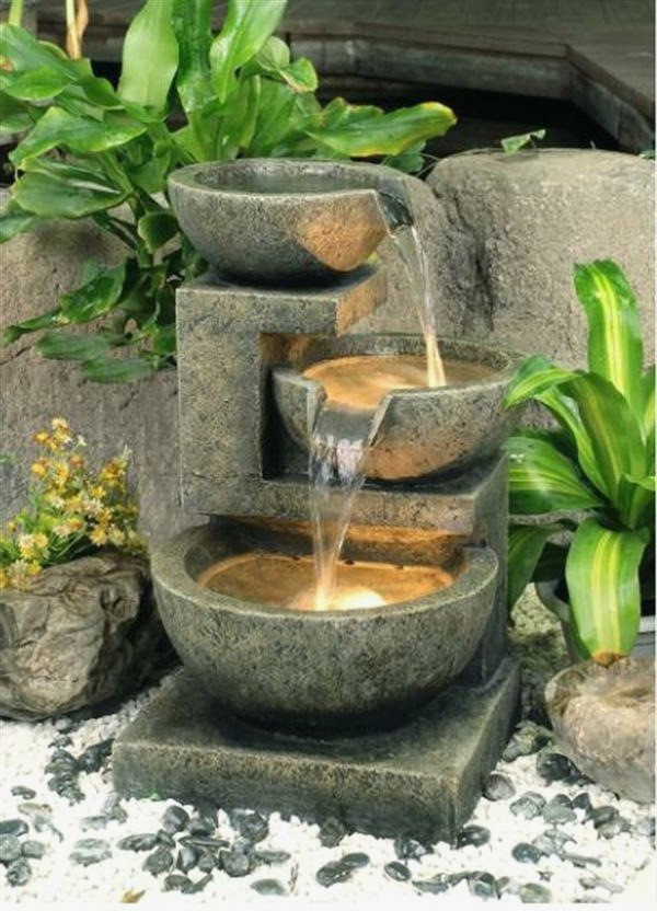 Fontaine A Eau Exterieur Solaire – Davidreed.co dedans Fontaine A Eau De Jardin