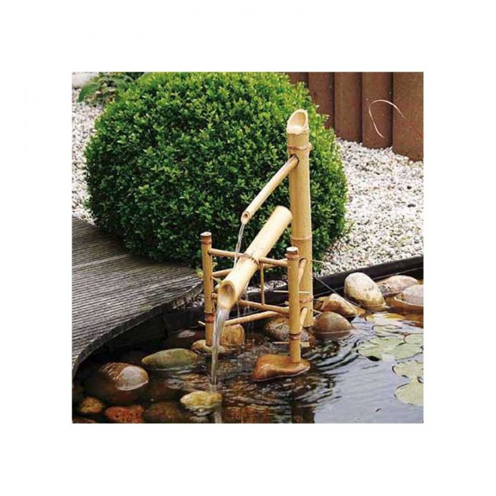 Fontaine En Bambou Basculante – Tout Le Matériel Pour Son encequiconcerne Fabriquer Un Tsukubai