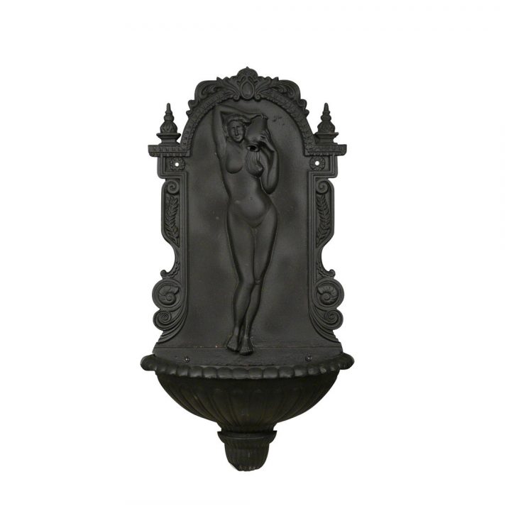 Fontaine En Fonte De Jardin Murale – Vase Médicis En Fonte destiné Fontaine De Jardin En Fonte